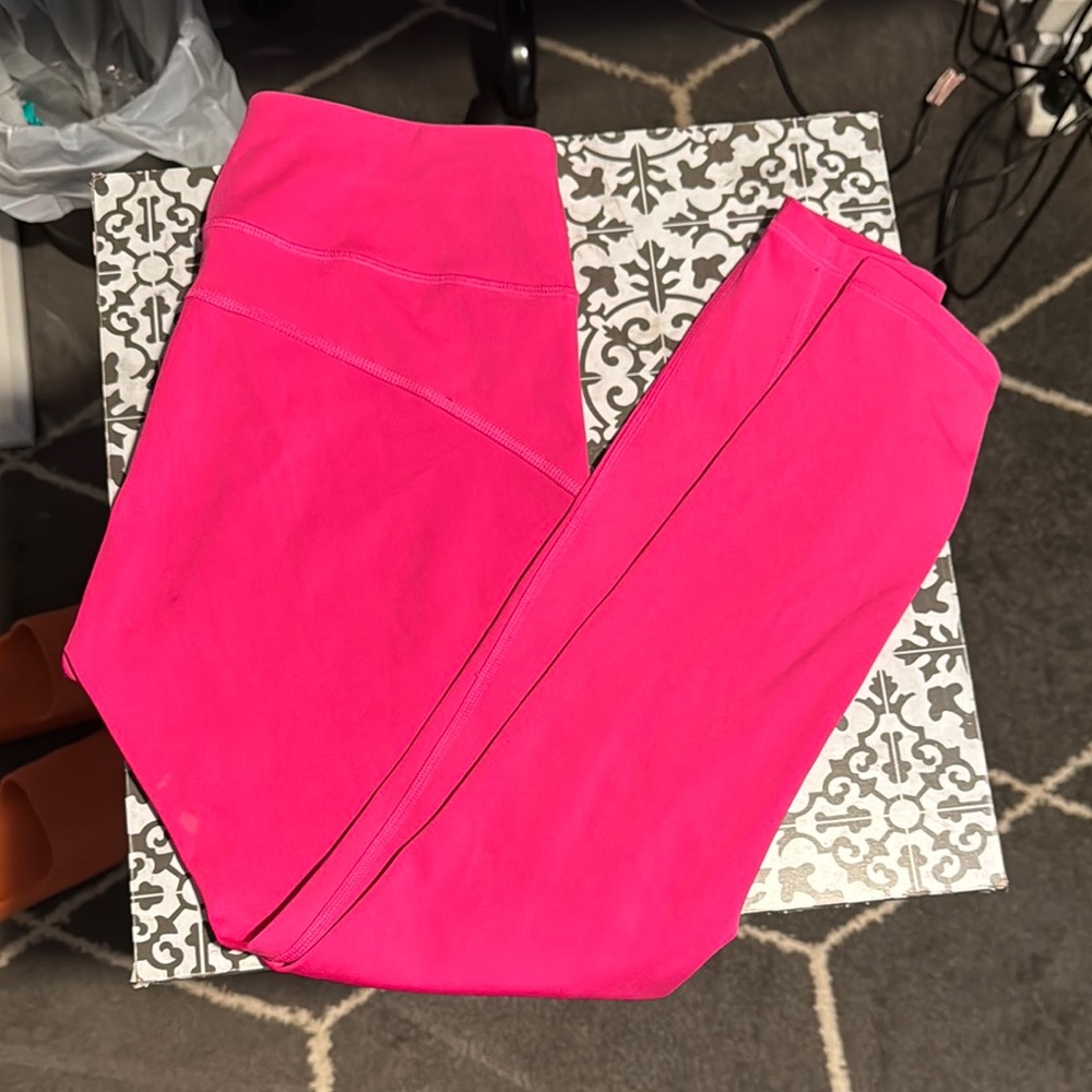 EUC Puma S Vibrant Pink Athletic Leggings